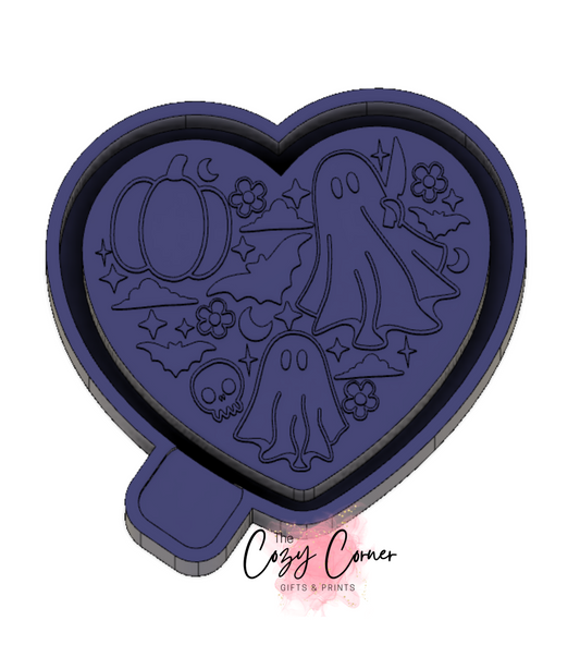 Heart Ghost Freshie mold