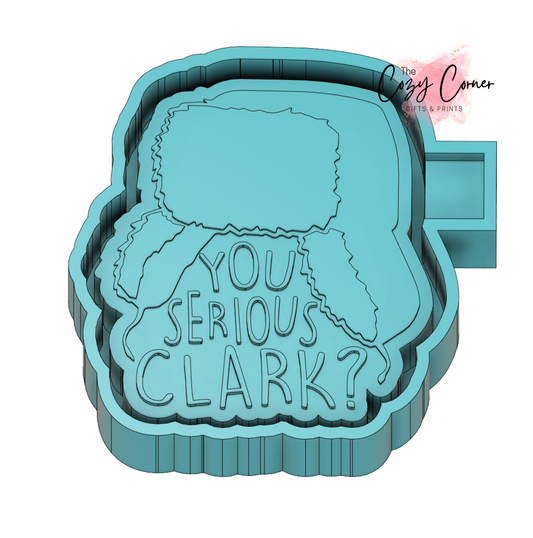 Serious Clark Christmas Vaca freshie mold (VIP)