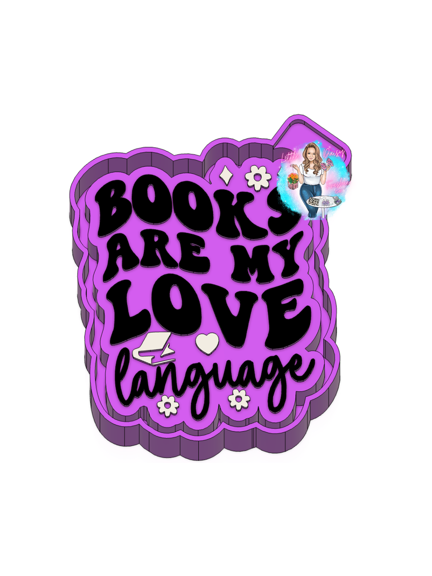 Books/love language Freshie Mold