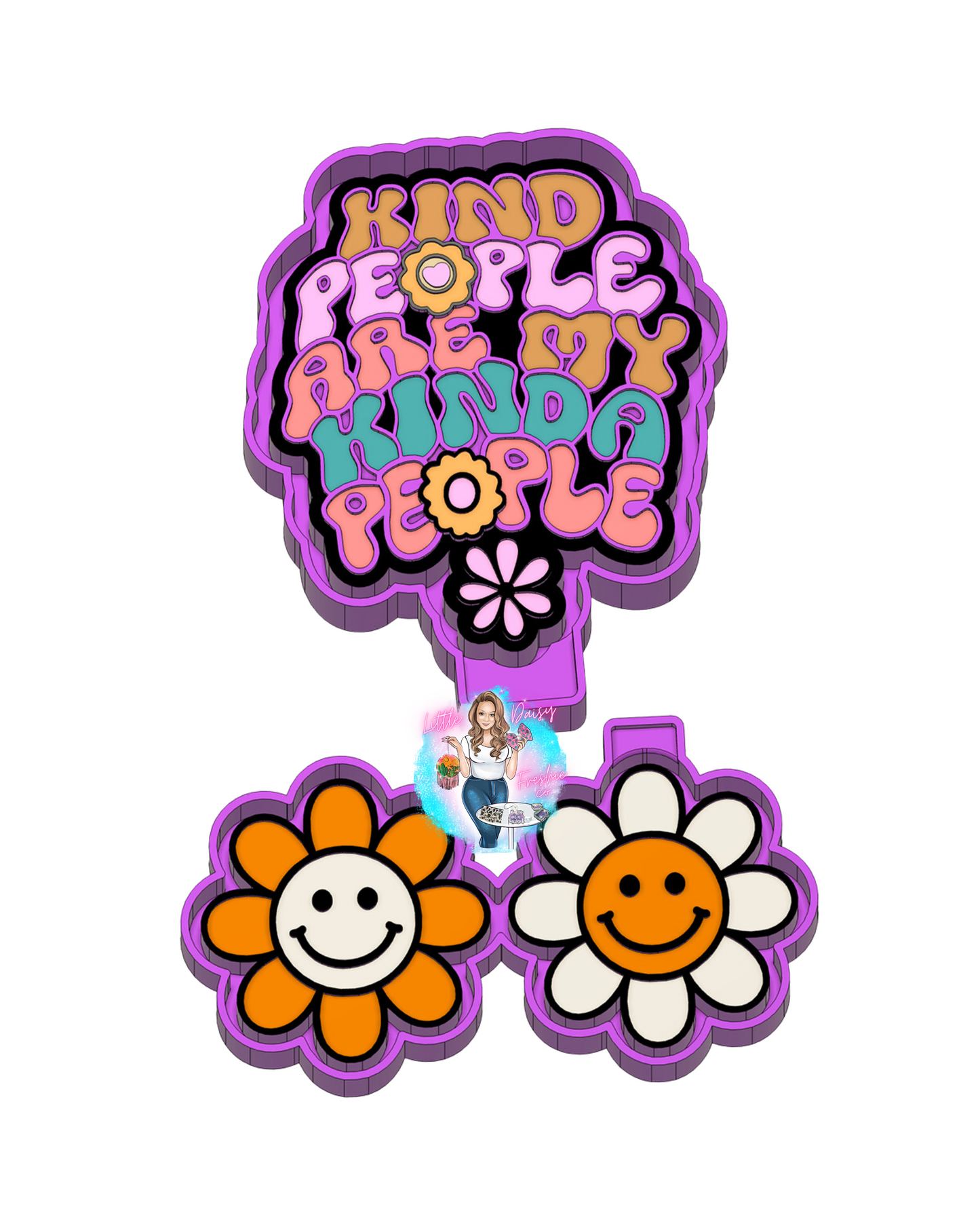 Kind People Freshie mold and Vent Clips