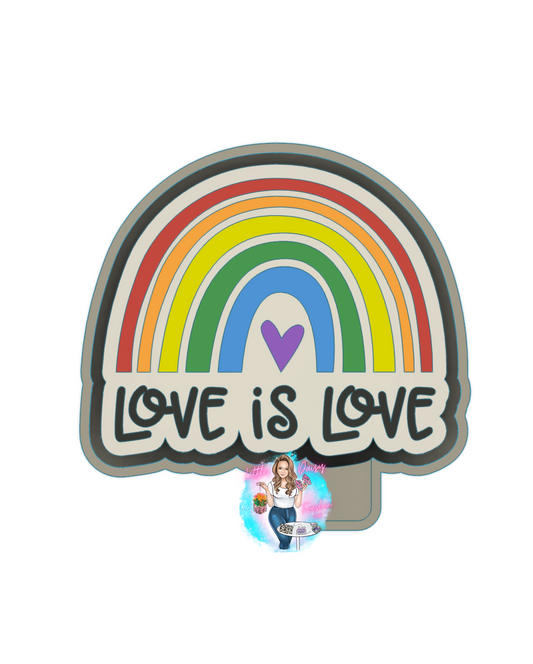 Love is Love Freshie Mold