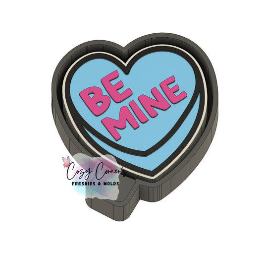 Be Mine Candy Heart Valentine's Day Mold