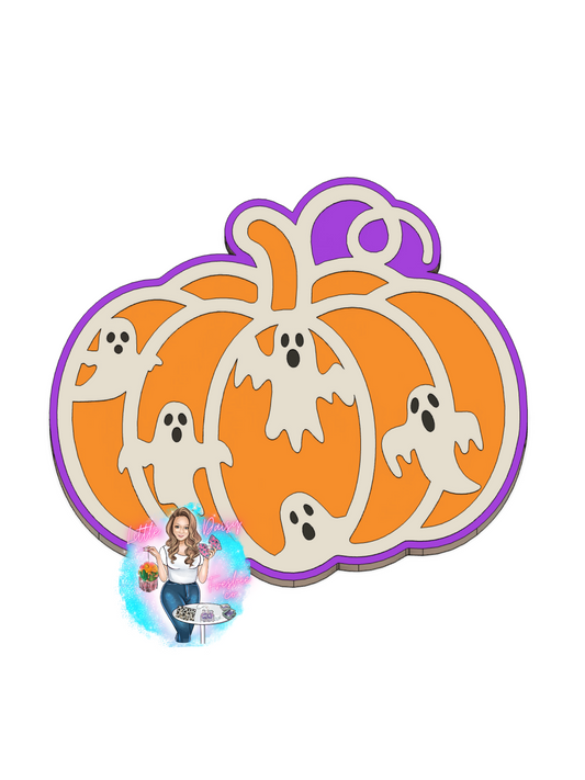 Ghost Pumpkin Freshie Mold