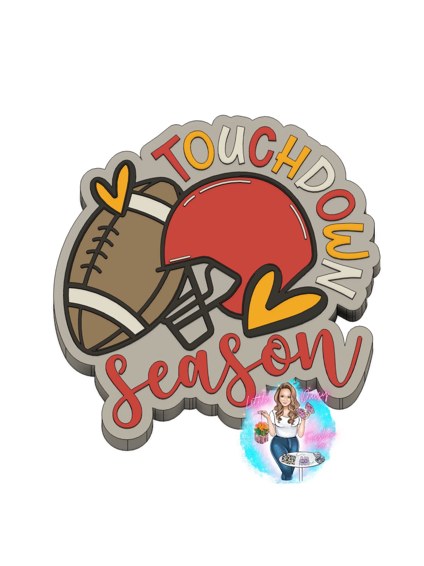 Touchdown Season Football  Freshie Mold