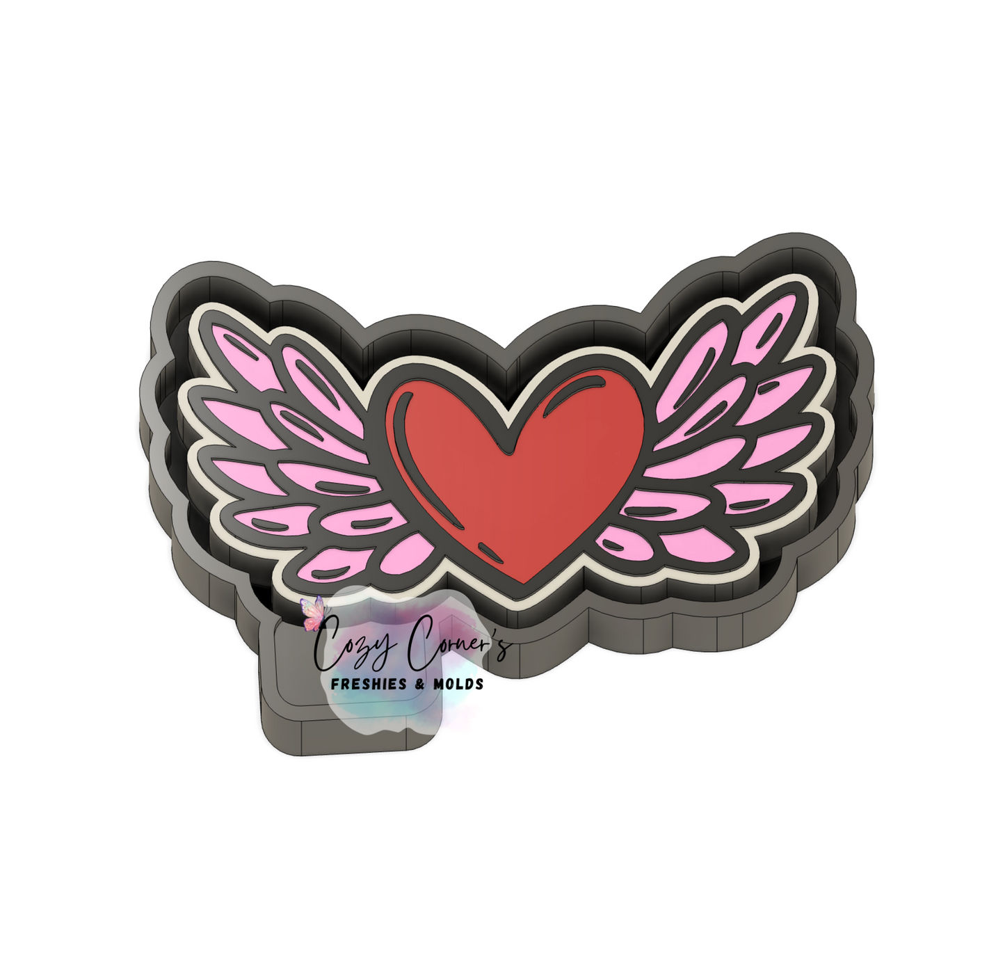 Heart Wings Valentine's Day Mold