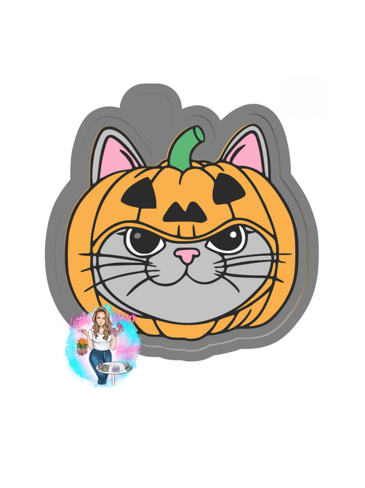 Cat Pumpkin Freshie Mold