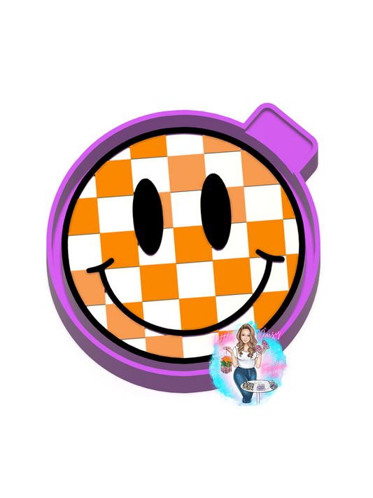 checkered smile Freshie Mold