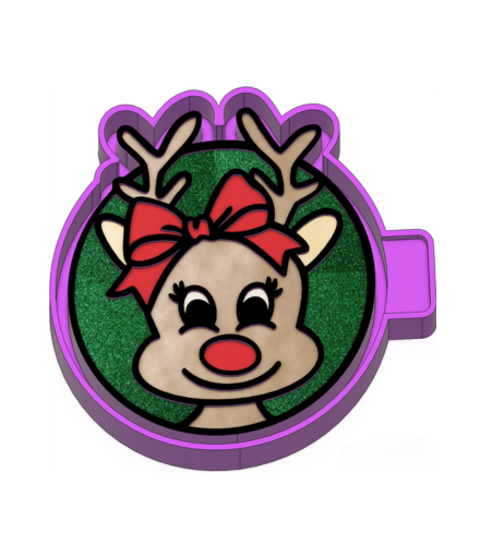 Reindeer freshie mold