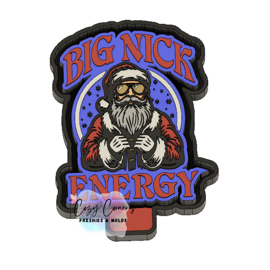 Big Nick Energy Christmas freshie mold