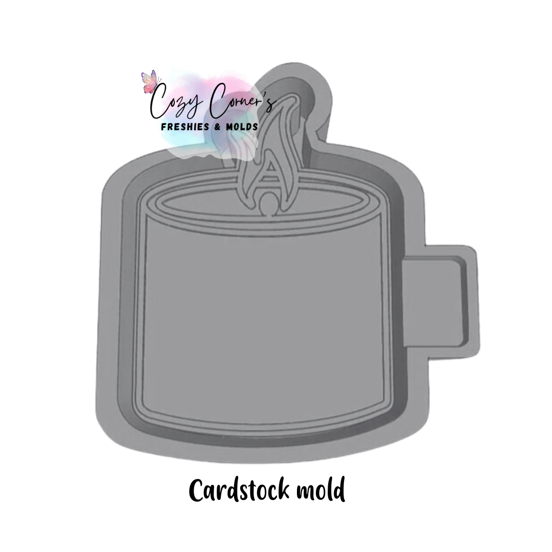 Candle Cardstock Mold