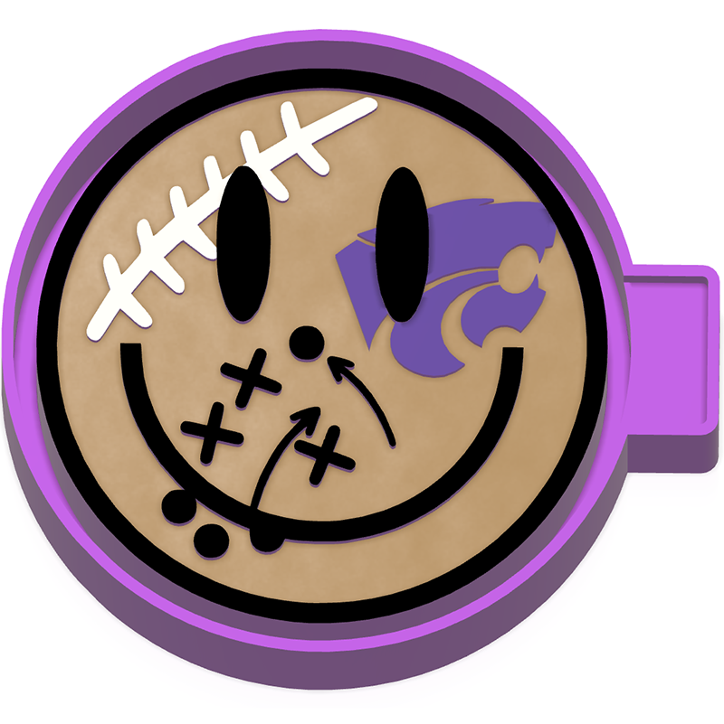 Football Smiley Freshie Mold (VIP)