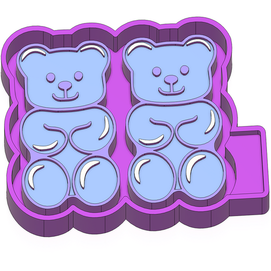 Gummy Bear Vent Clips  freshie mold