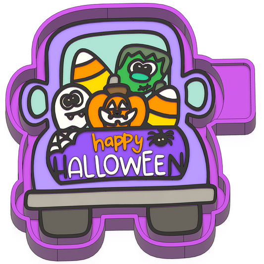 Happy Halloween Freshie mold