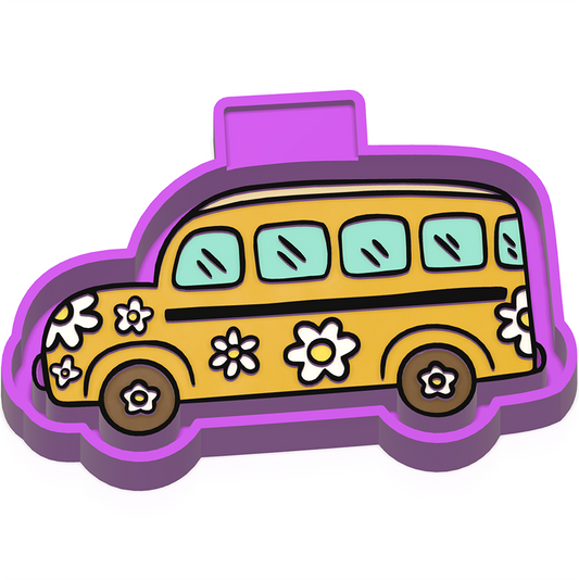 Flower Bus Freshie mold