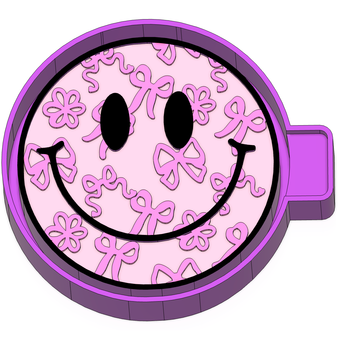 Bow smiley Freshie Mold