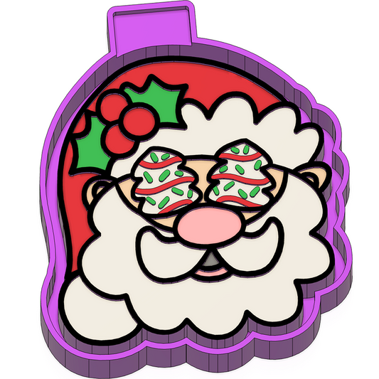 Santa freshie mold