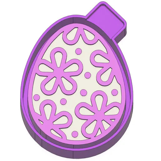 Easter flower egg  freshie mold