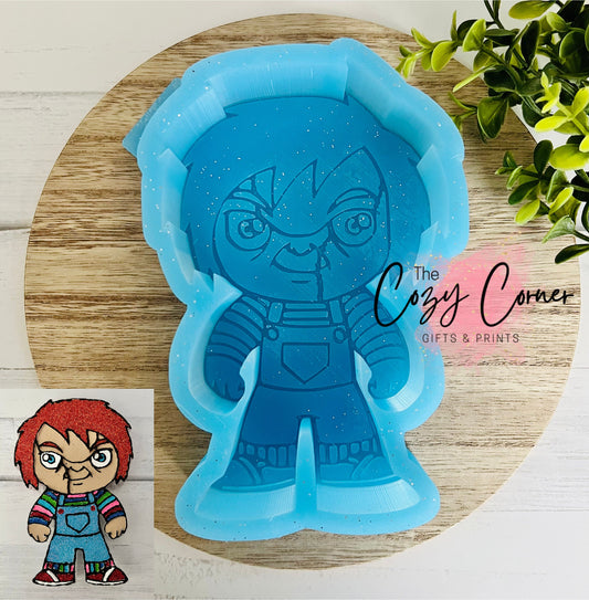 Scary Doll silicone Freshie mold (VIP)