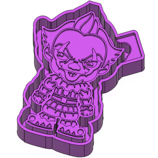 Spooky Clown freshie mold  (VIP)