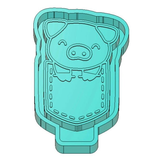 Pig Pocket freshie mold